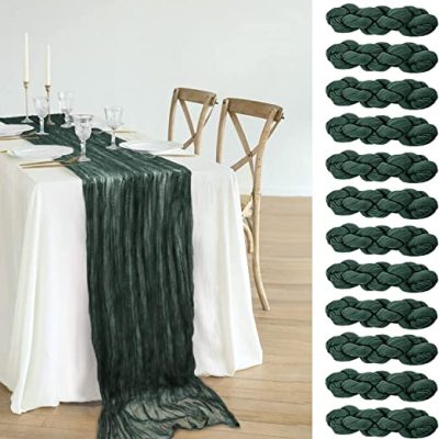 Cheesecloth Mos Green Runner